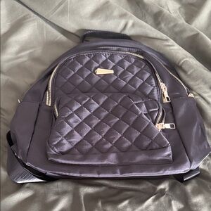 Quilted Black Backpack (mini)